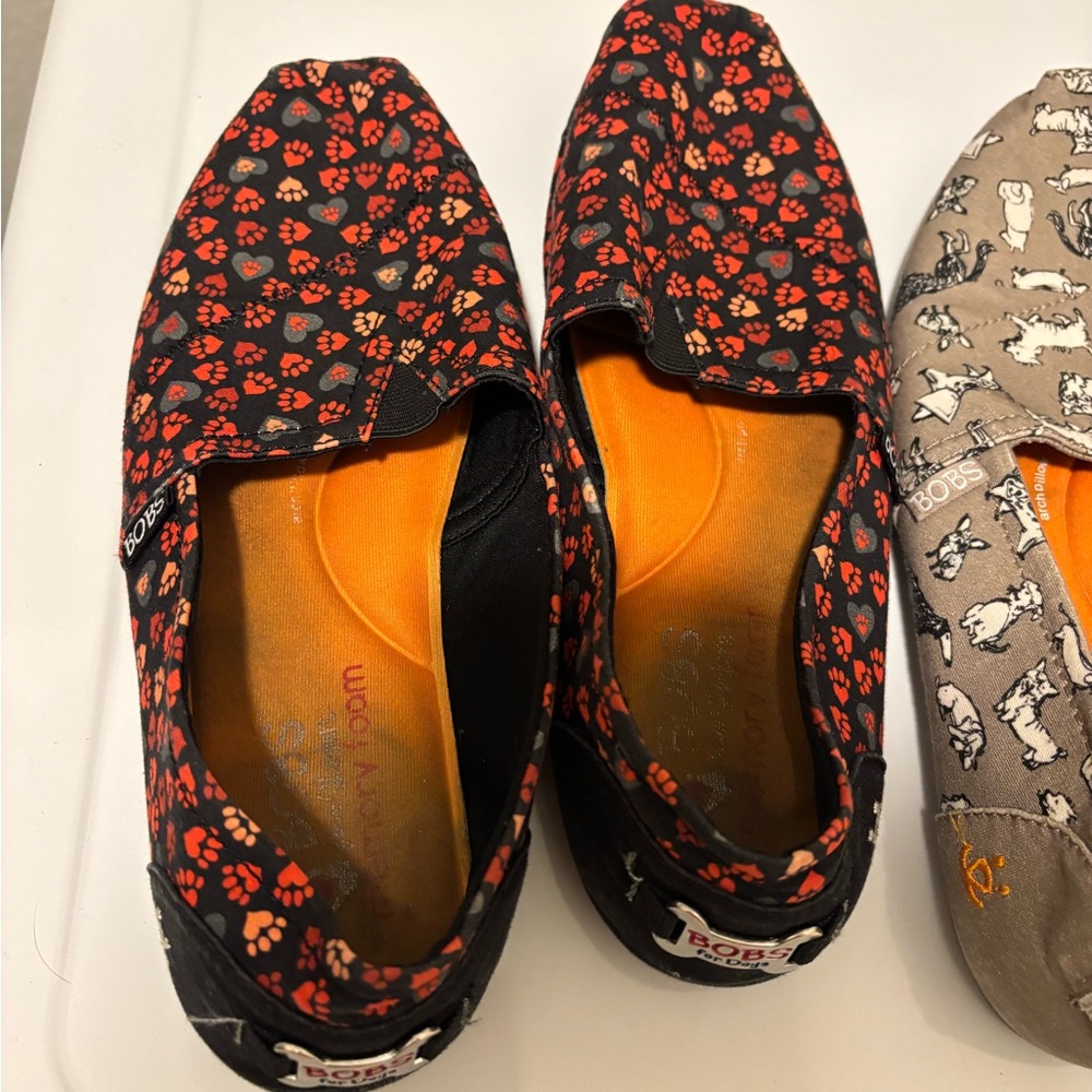 BOBS from Skechers 3 pairs of Dog Patterned Flats - Picture 3 of 6